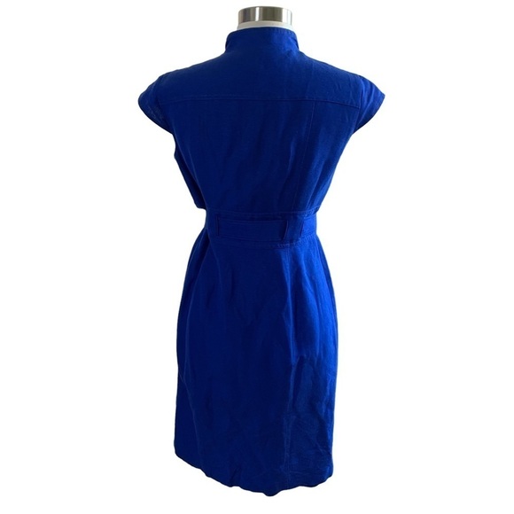 Calvin Klein Linen Rayon Polyester Belted Dress Good Condition No Flaws or Wear - Picture 9 of 9